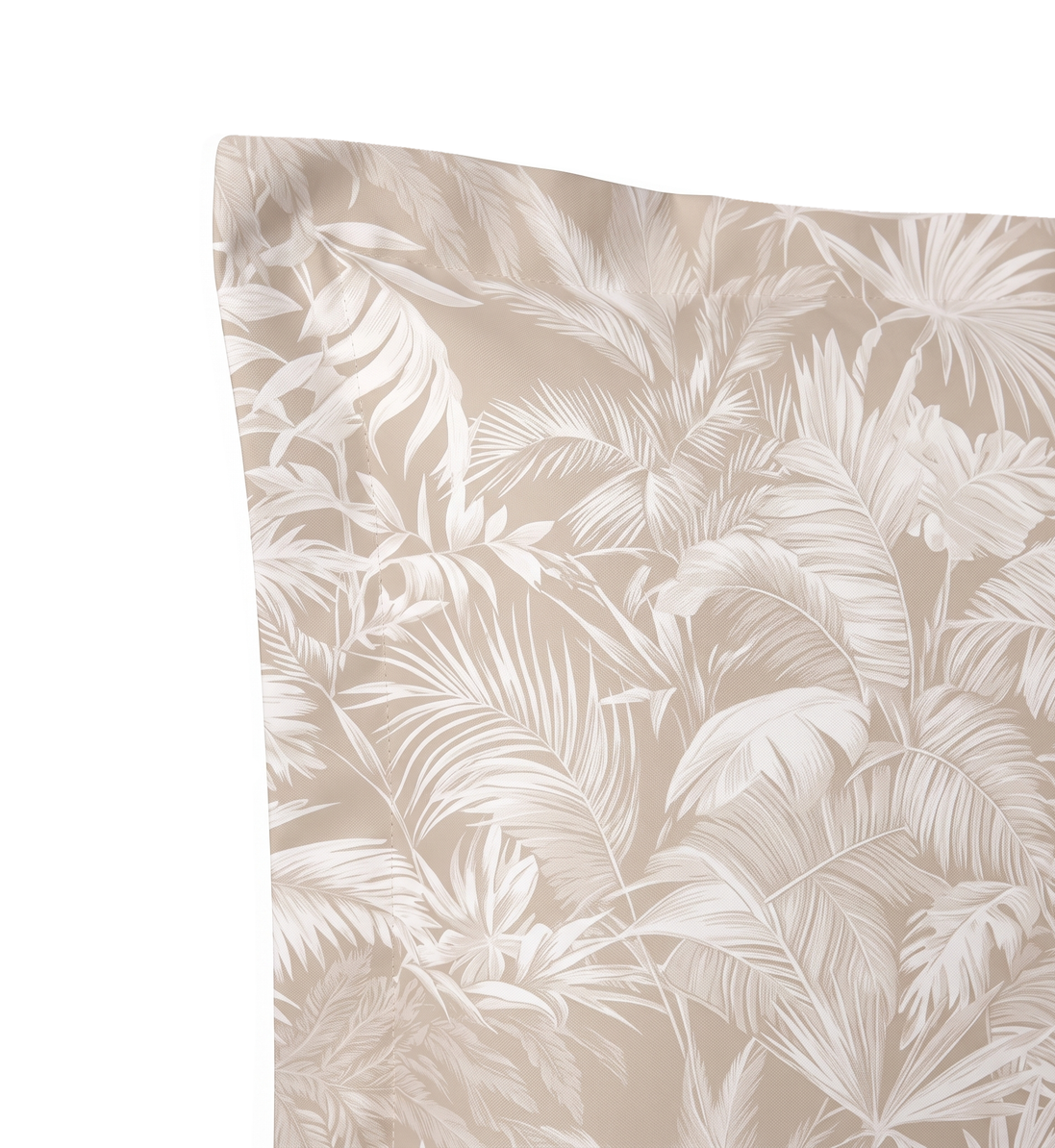 Respaldo de cama recto Tropical Elegance — detalle de la tela