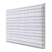 Respaldo de cama recto Vichy Blue — vista lateral