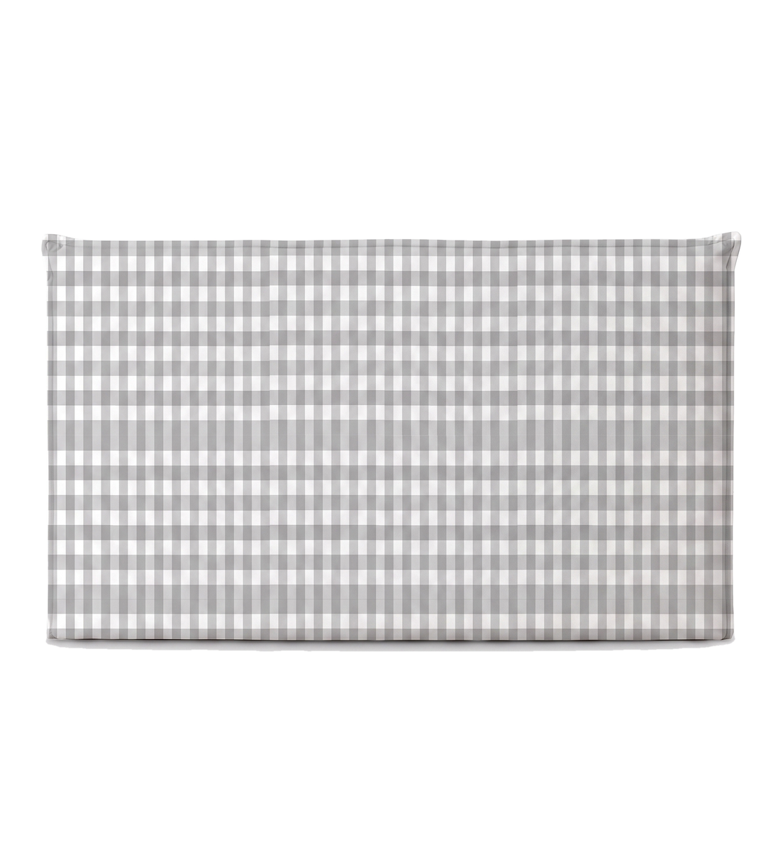 Respaldo de cama recto Vichy Grey — vista frontal