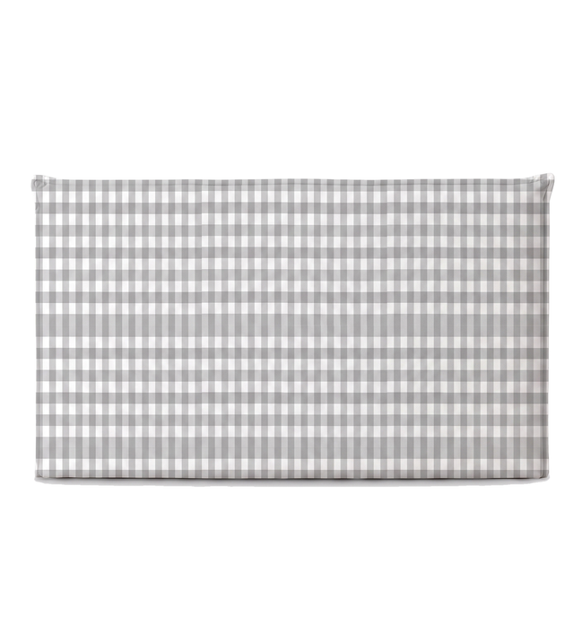Respaldo de cama recto Vichy Grey — vista frontal