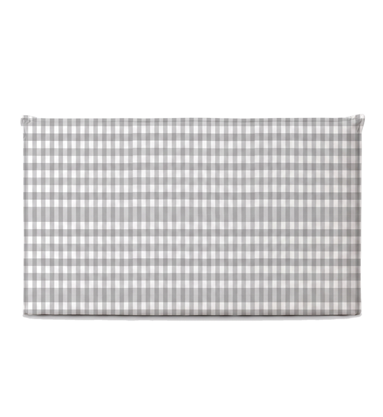 Respaldo de cama recto Vichy Grey — vista frontal