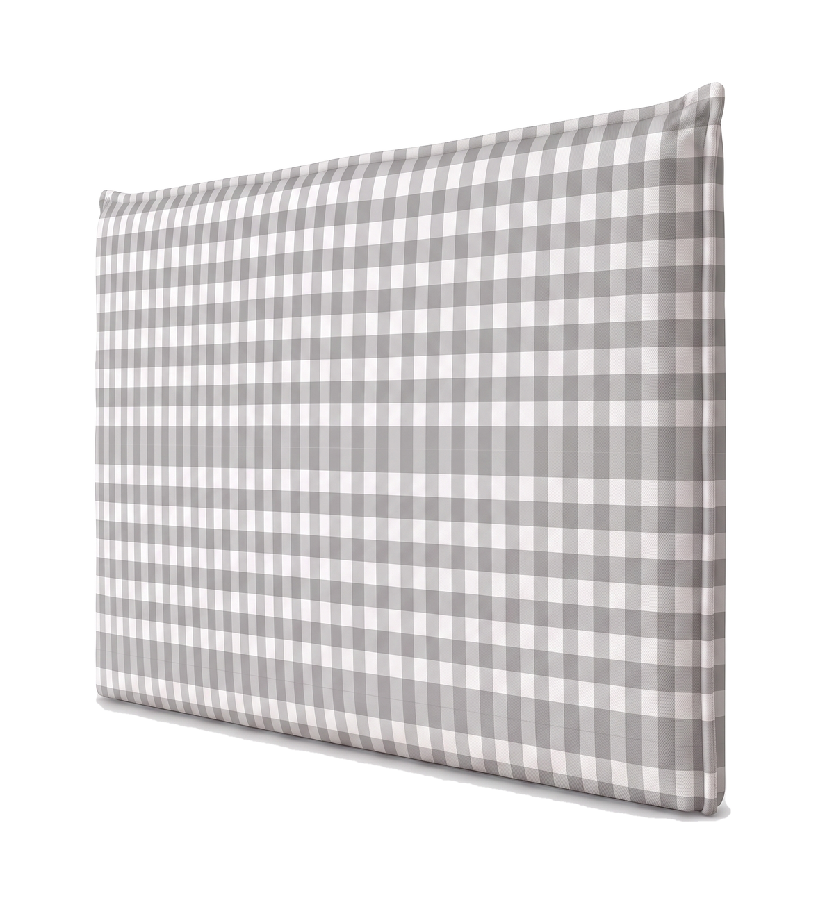 Respaldo de cama recto Vichy Grey — vista lateral