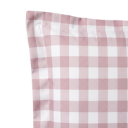 Respaldo de cama recto Vichy Pink — detalle de la tela