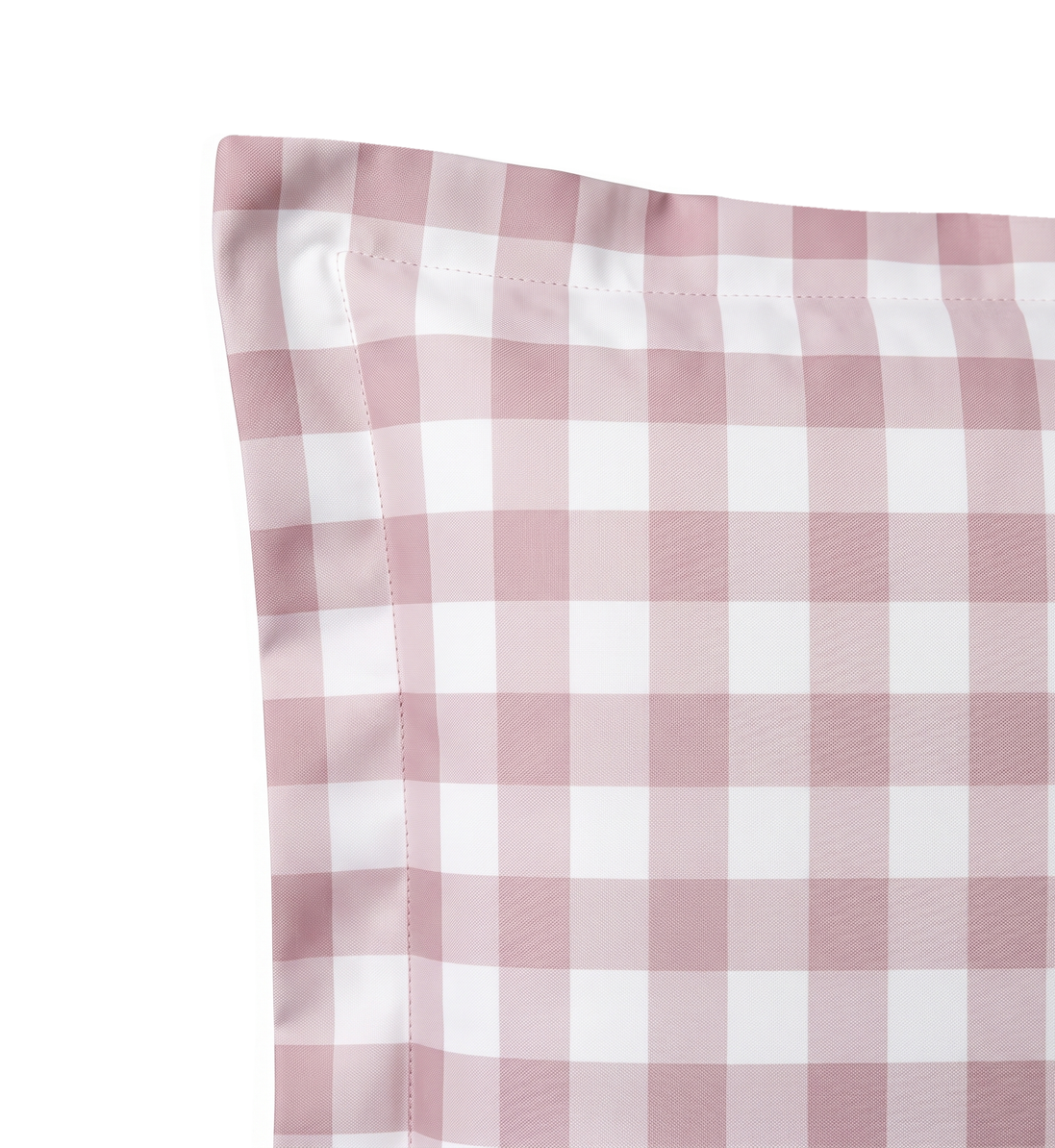 Respaldo de cama recto Vichy Pink — detalle de la tela