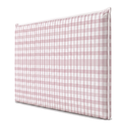 Respaldo de cama recto Vichy Pink — vista lateral