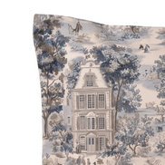 Respaldo de cama recto Village Tapestry — detalle de la tela