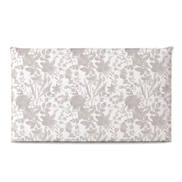 Respaldo de cama recto Vintage Flower Beige — vista frontal