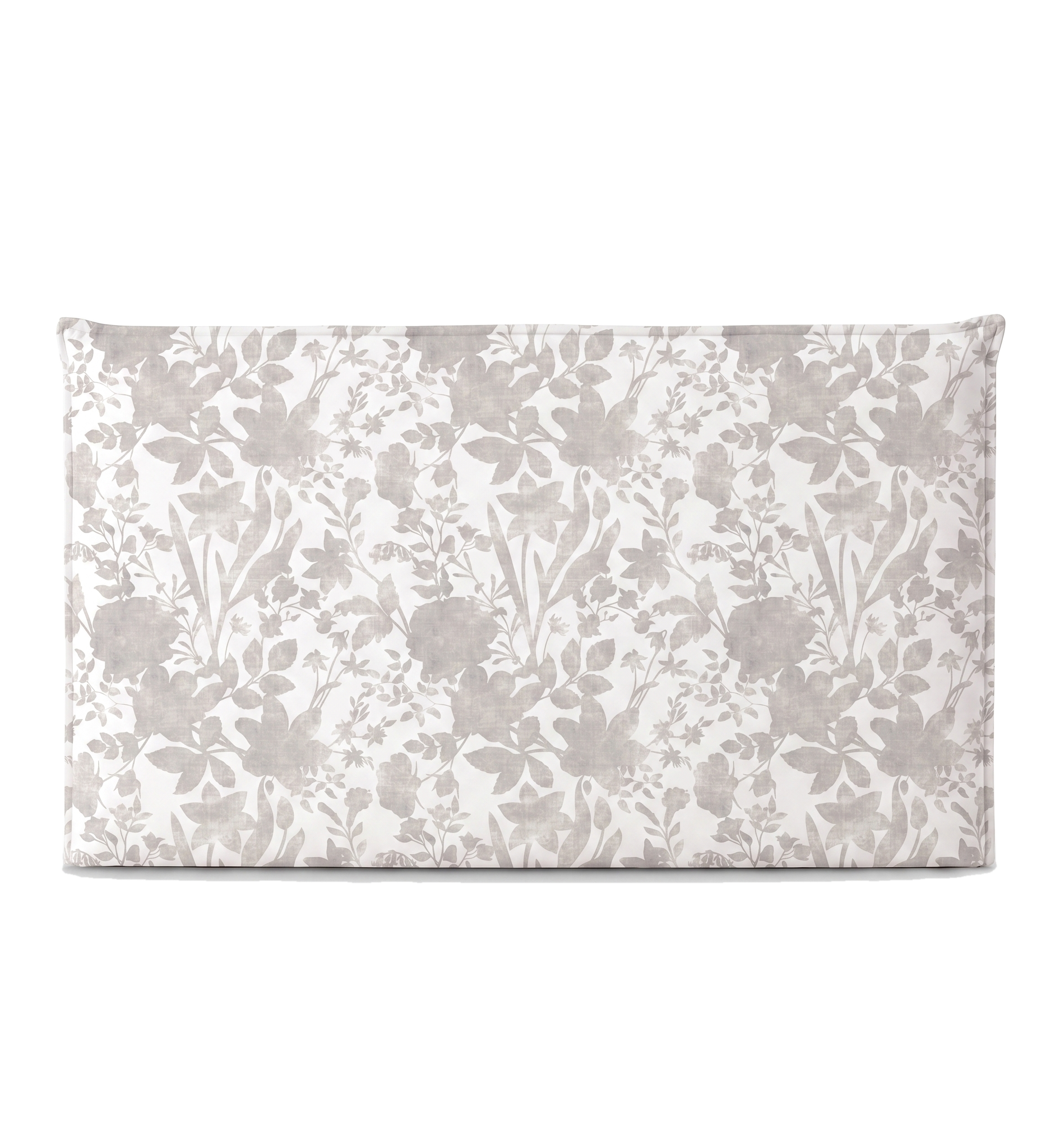 Respaldo de cama recto Vintage Flower Beige — vista frontal