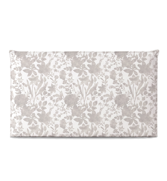Respaldo de cama recto Vintage Flower Beige — vista frontal