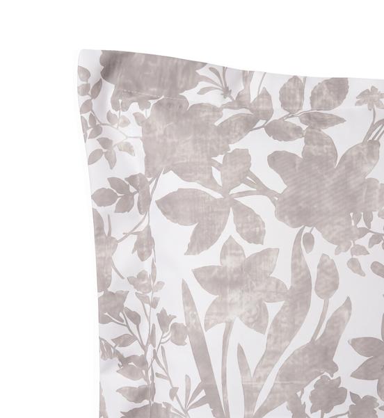 Respaldo de cama recto Vintage Flower Beige — detalle de la tela