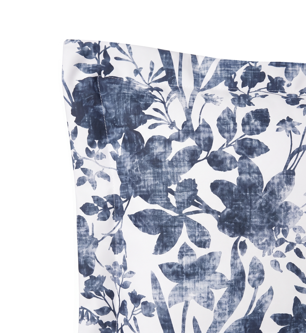 Respaldo de cama recto Vintage Flower Blue — detalle de la tela