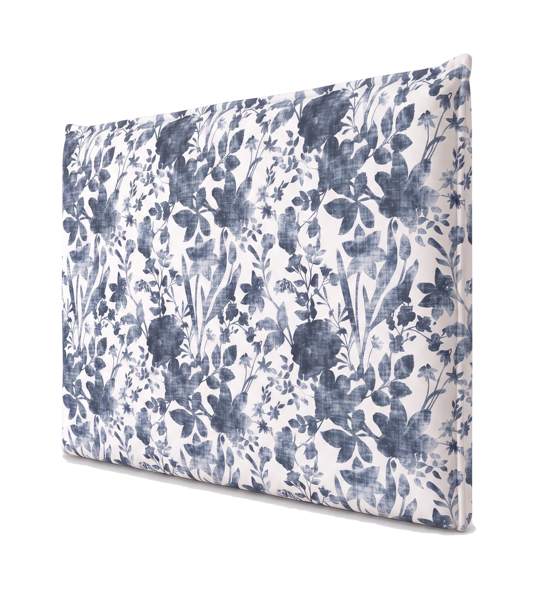 Respaldo de cama recto Vintage Flower Blue — vista lateral
