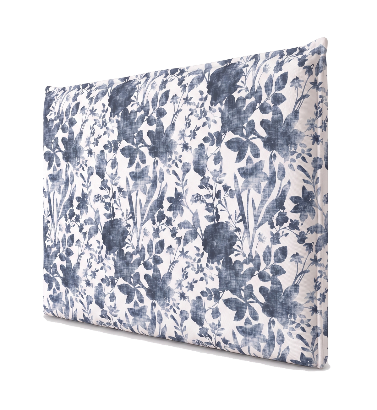 Respaldo de cama recto Vintage Flower Blue — vista lateral