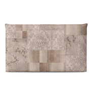 Respaldo de cama recto Vintage Patchwork — vista frontal