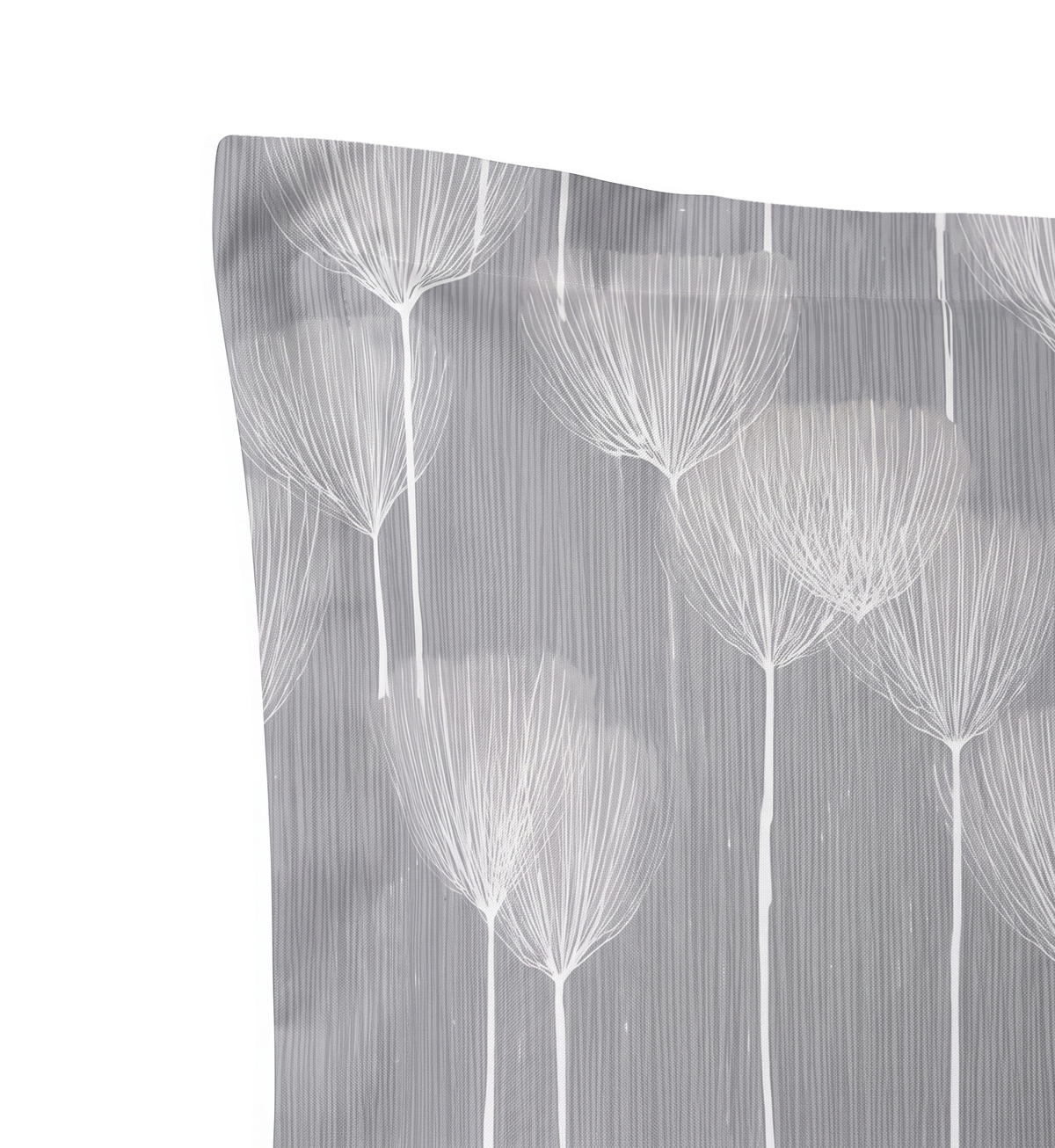 Respaldo de cama recto Wind Seeds Grey — detalle de la tela