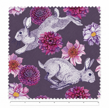 Bunnies & Dahlias