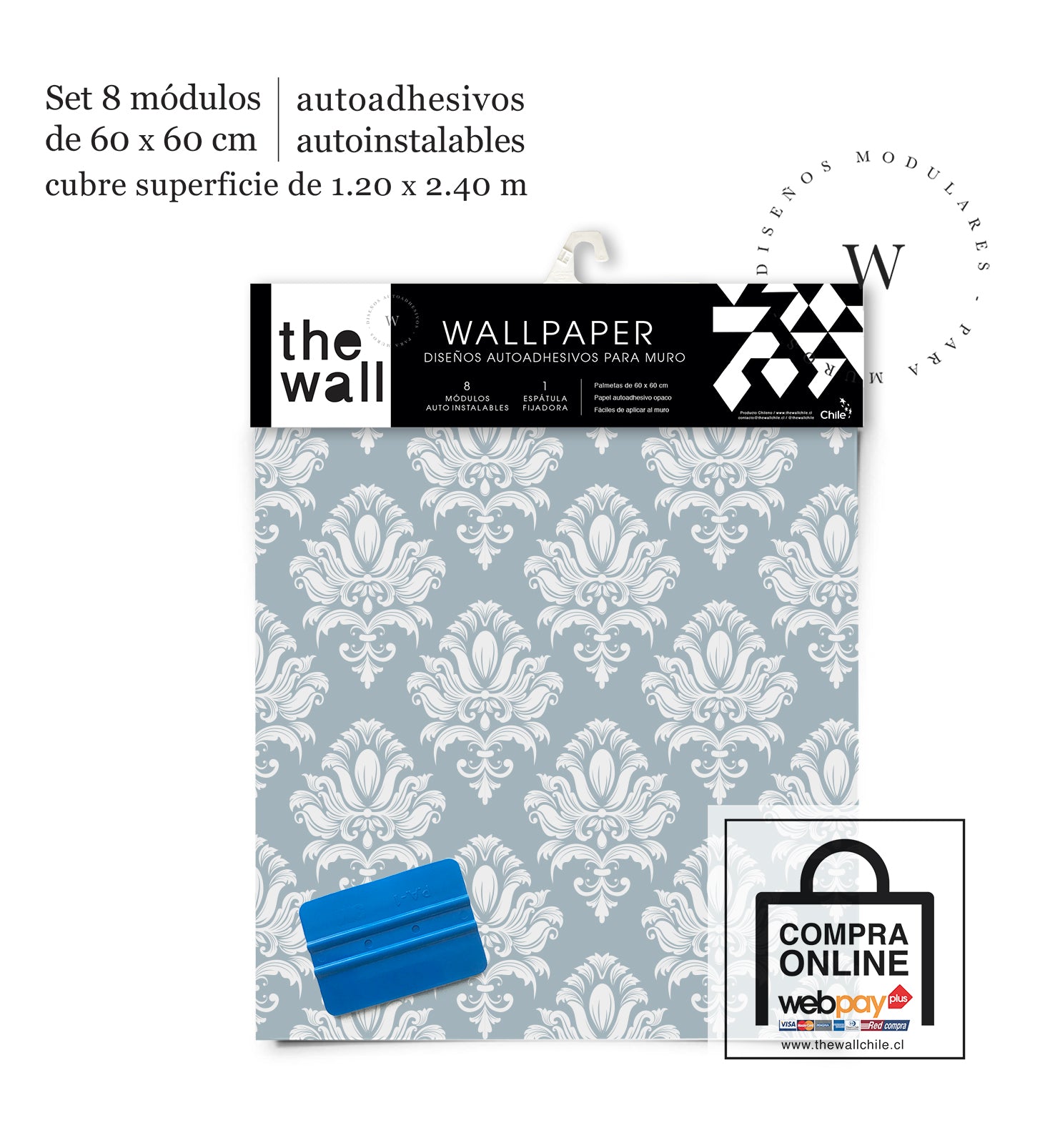 Damasco Blue Grey