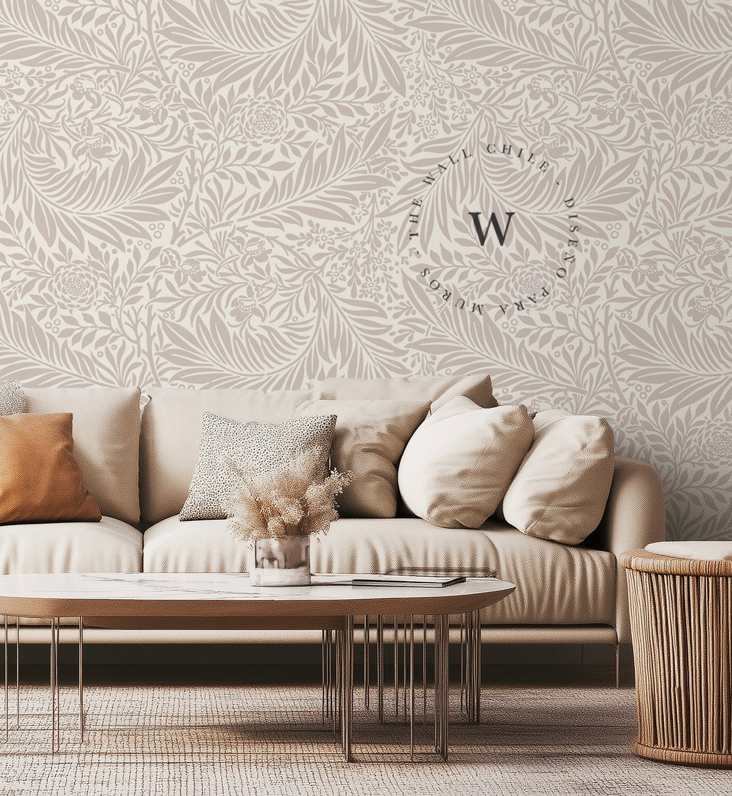 Embroidery Beige