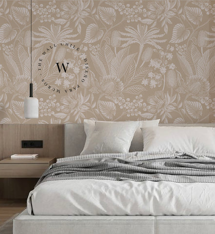 Floral Beige