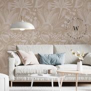 Floral Beige