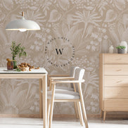 Floral Beige