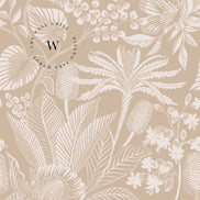 Floral Beige