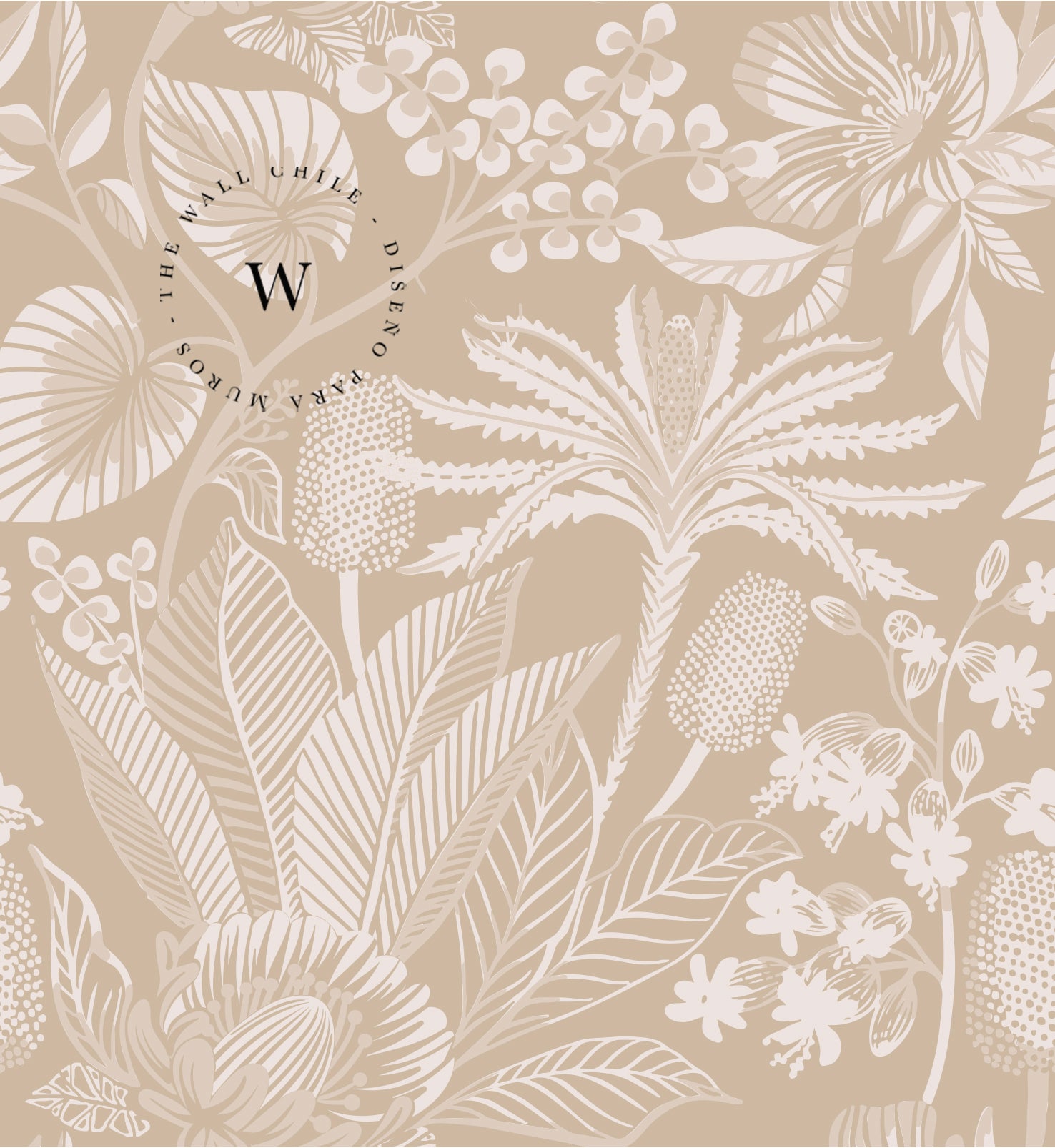 Floral Beige