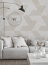 Geo Lines Beige