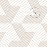 Geo Lines Beige