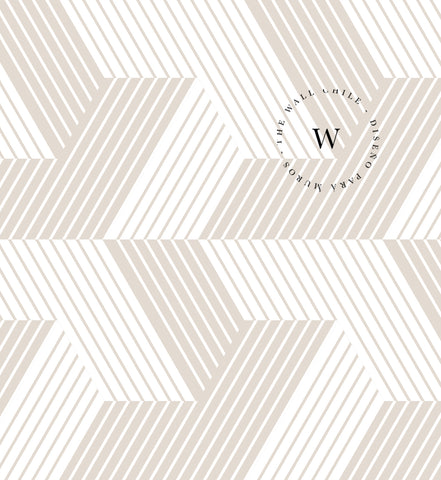 Geo Lines Beige