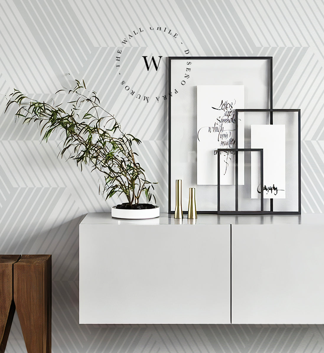 Geo Lines Grey