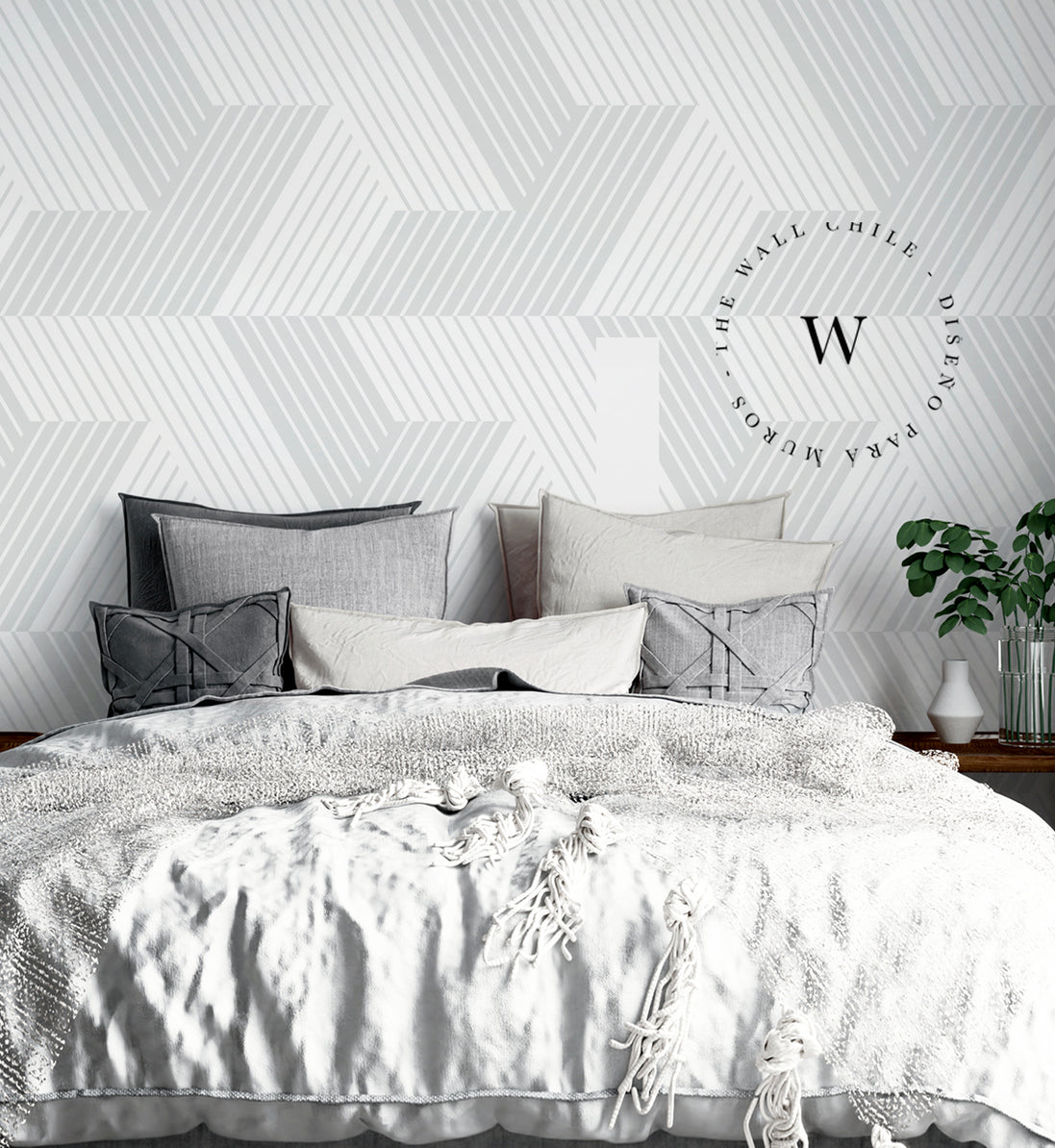 Geo Lines Grey