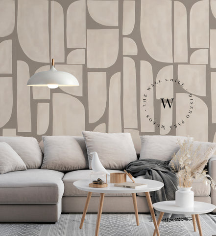 Geo Pattern Beige