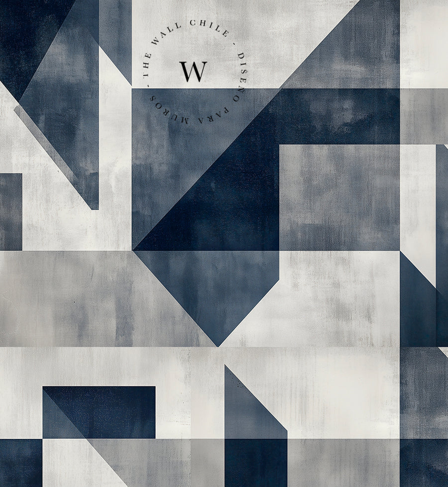 Geometric Blue