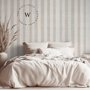 Linen Stripes Beige