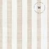 Linen Stripes Beige