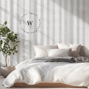 Linen Stripes Grey