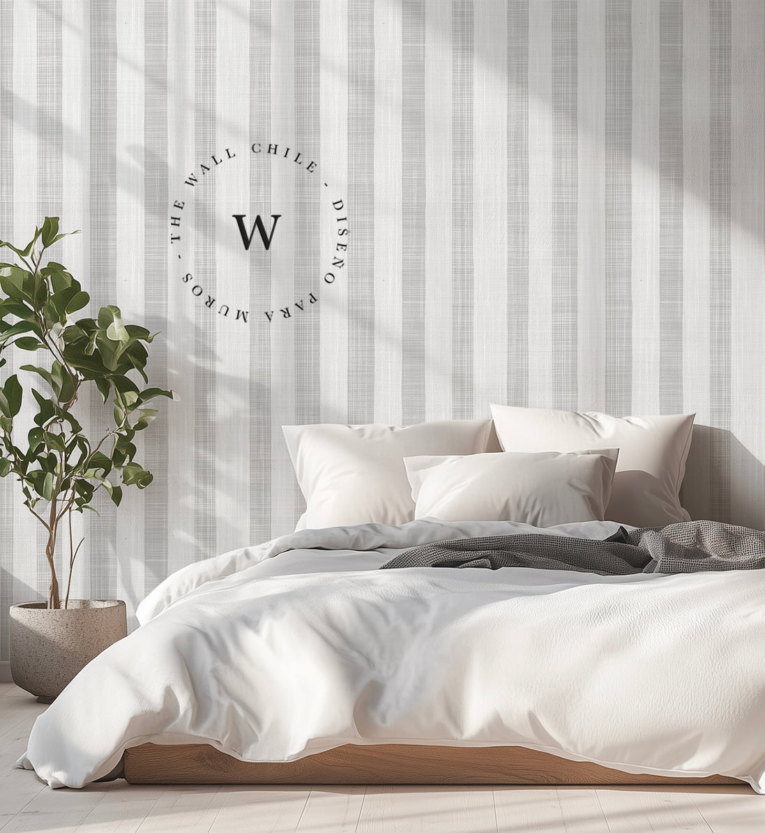 Linen Stripes Grey