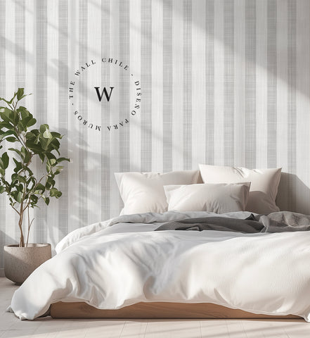 Linen Stripes Grey