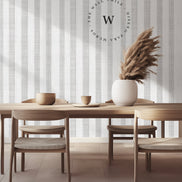 Linen Stripes Grey