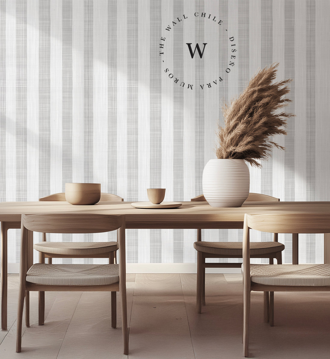 Linen Stripes Grey