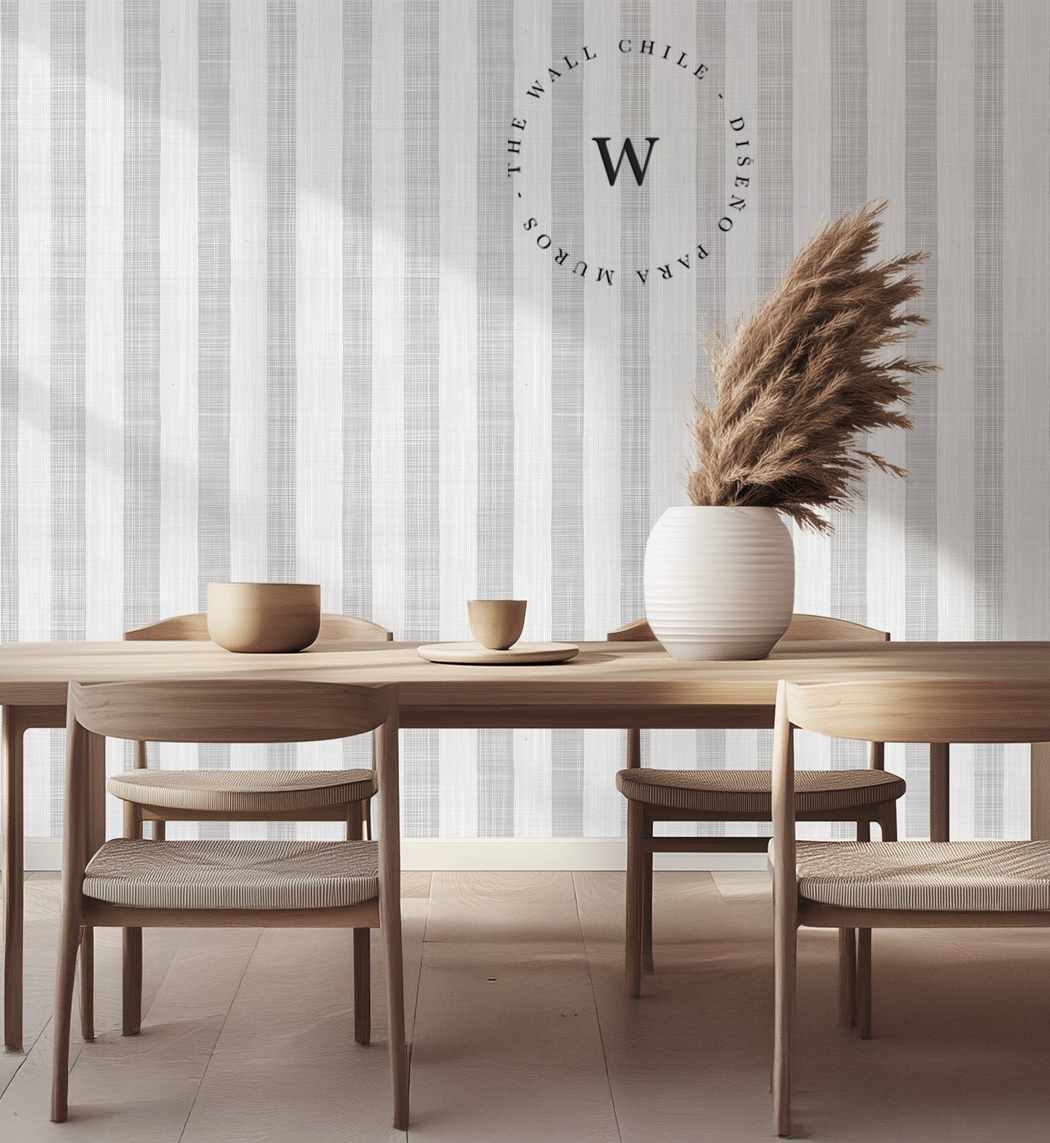 Linen Stripes Grey