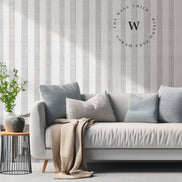 Linen Stripes Grey