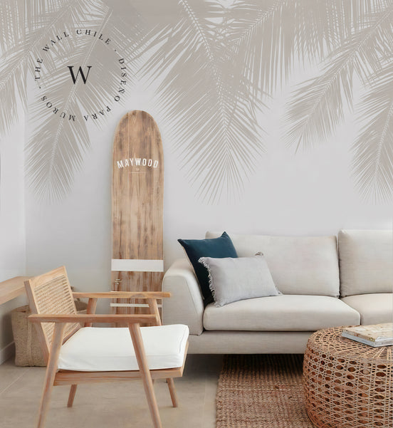 Palm Shadow Beige
