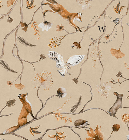 Playful Forest - Beige