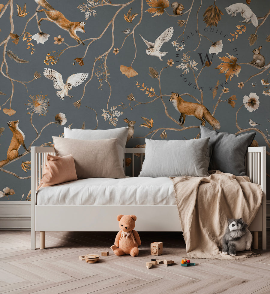 Playful Forest - Blue