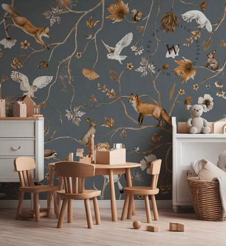 Playful Forest - Blue