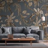 Playful Monkeys – Vintage Blue