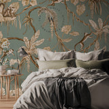 Playful Monkeys – Vintage Green