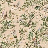 Playful Robins – Beige